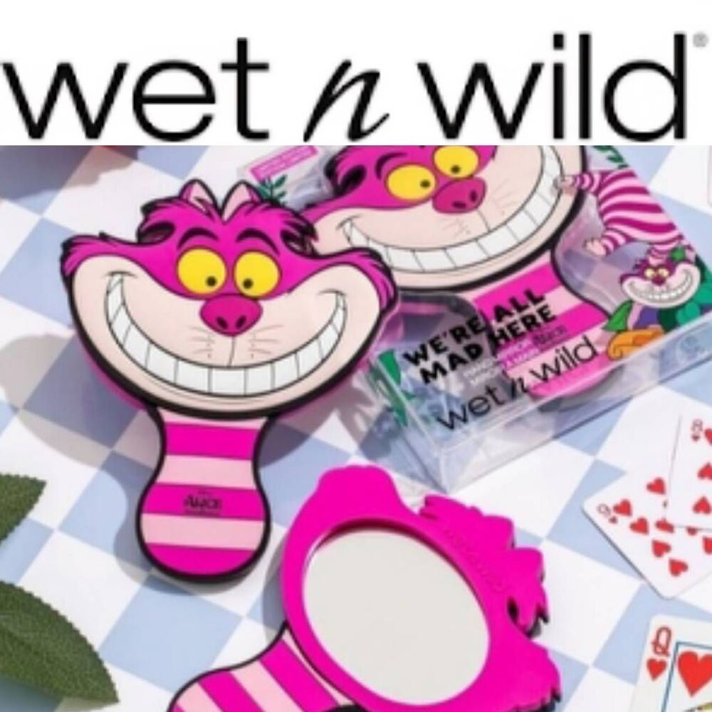 Wet-N-Wild X Alice In Wonderland We're All A Little Mad Here Hand Mirror
